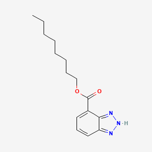 molecular formula C15H21N3O2 B8467172 n-Octyl benzotriazolecarboxylate 