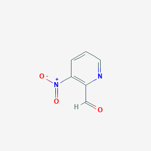 molecular formula C6H4N2O3 B084672 3-硝基吡啶甲醛 CAS No. 10261-94-6