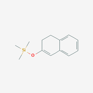 B8467203 Silane, [(3,4-dihydro-2-naphthalenyl)oxy]trimethyl- CAS No. 50629-48-6