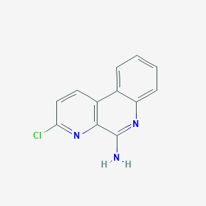 molecular formula C12H8ClN3 B8467238 3-Chlorobenzo[f][1,7]naphthyridin-5-amine 