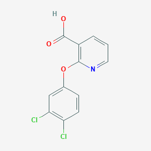 molecular formula C12H7Cl2NO3 B8467244 2-(3,4-Dichlorophenoxy)nicotinic Acid 