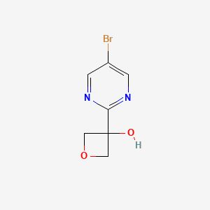 3-(5-Bromopyrimidin-2-yl)oxetan-3-ol