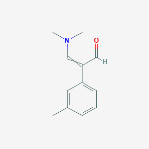 (Z)-3-(dimethylamino)-2-(3-methylphenyl)prop-2-enal