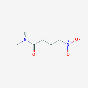 molecular formula C5H10N2O3 B8467473 N-Methyl-4-Nitro-Butyramide 