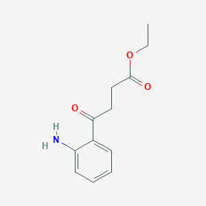 molecular formula C12H15NO3 B8467516 Ethyl 4-(2-aminophenyl)-4-oxobutanoate 