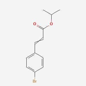 molecular formula C12H13BrO2 B8467563 3-(4-Bromo-phenyl)-acrylic acid isopropyl ester 