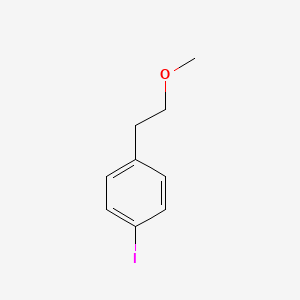 molecular formula C9H11IO B8467661 1-Iodo-4-(2-methoxyethyl)benzene CAS No. 254436-31-2