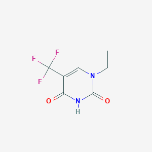 molecular formula C7H7F3N2O2 B8467702 1-Ethyl-5-trifluoromethyl uracil 