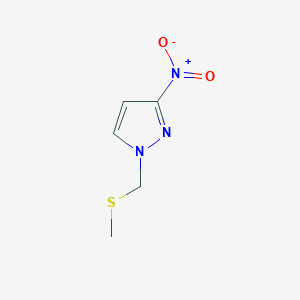 1-methylsulfanylmethyl-3-nitro-1H-pyrazole