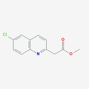 Methyl (6-chloroquinolin-2-yl)acetate