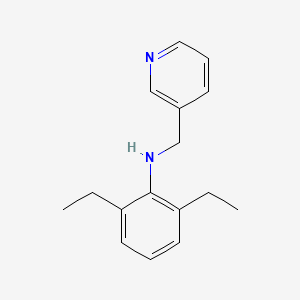 molecular formula C16H20N2 B8467753 3-(2,6-Diethylphenylaminomethyl)pyridine 