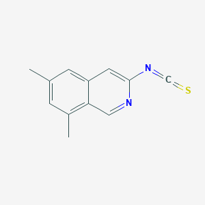 molecular formula C12H10N2S B8467761 3-Isothiocyanato-6,8-dimethylisoquinoline CAS No. 1192815-05-6