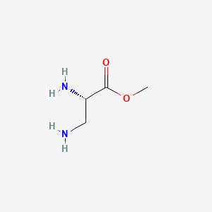 molecular formula C4H10N2O2 B8467815 (2S)-2,3-Diamino-propionic acid methyl ester 