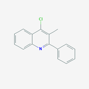 molecular formula C16H12ClN B8467850 4-Chloro-3-methyl-2-phenylquinoline 