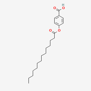 4-(Tetradecanoyloxy)benzoic acid