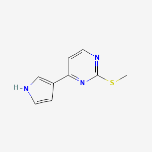 2-Methylsulfanyl-4-(1H-pyrrol-3-yl)-pyrimidine