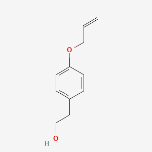 molecular formula C11H14O2 B8468017 4-Allyloxyphenethyl alcohol 