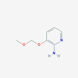 molecular formula C7H10N2O2 B8468058 2-Amino-3-methoxymethoxypyridine 