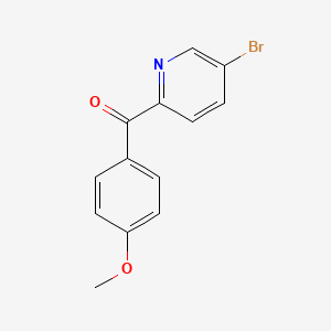 (5-Bromo-pyridin-2-yl)-(4-methoxy-phenyl)-methanone