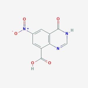 6-Nitro-4-oxo-3,4-dihydroquinazoline-8-carboxylic acid