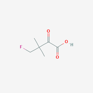 molecular formula C6H9FO3 B8468128 4-Fluoro-3,3-dimethyl-2-oxobutanoic acid 