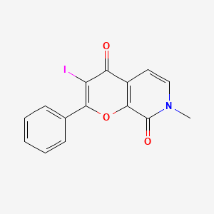 3-Iodo-7-methyl-2-phenyl-7H-pyrano[2,3-c]pyridine-4,8-dione