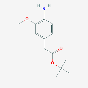 Tert-butyl 4-amino-3-methoxyphenylacetate