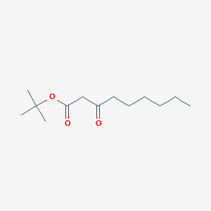 molecular formula C13H24O3 B8468243 tert-Butyl 3-oxononanoate CAS No. 66696-99-9
