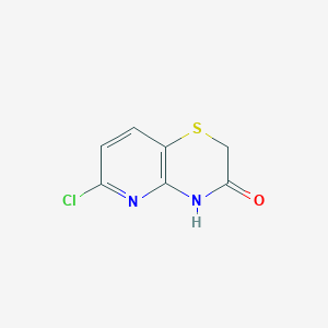 molecular formula C7H5ClN2OS B8468302 6-chloro-2H-pyrido[3,2-b][1,4]thiazin-3(4H)-one 