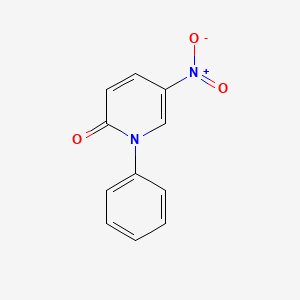 molecular formula C11H8N2O3 B8468305 5-nitro-1-phenyl-1H-pyridin-2-one 