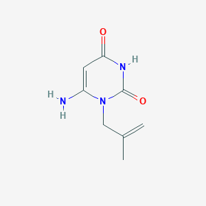molecular formula C8H11N3O2 B8468388 6-amino-1-(2-methyl-allyl)-1H-pyrimidine-2,4-dione 
