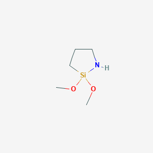 molecular formula C5H13NO2Si B8468420 2,2-Dimethoxy-1,2-azasilolidine CAS No. 157923-76-7