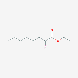 molecular formula C10H19FO2 B8468477 Ethyl 2-fluorooctanoate CAS No. 7740-65-0