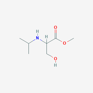 molecular formula C7H15NO3 B8468578 N-Isopropyl-DL-Serine Methyl Ester 