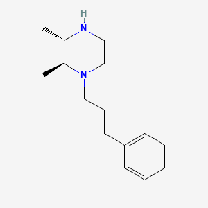 molecular formula C15H24N2 B8468591 (2S,3S)-2,3-Dimethyl-1-(3-phenylpropyl)piperazine CAS No. 61882-29-9