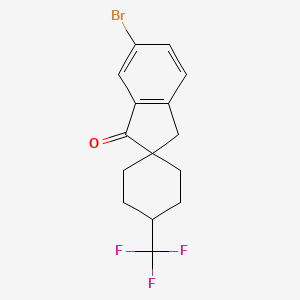 6'-Bromo-4-(trifluoromethyl)spiro[cyclohexane-1,2'-inden]-1'(3'H)-one
