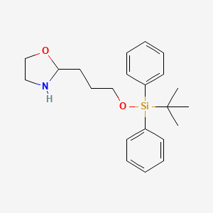 2-(3-{[tert-Butyl(diphenyl)silyl]oxy}propyl)-1,3-oxazolidine