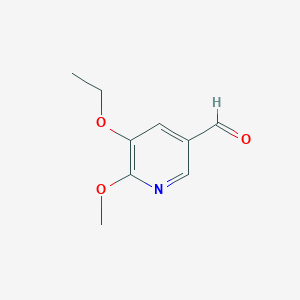 5-Ethoxy-6-methoxypyridine-3-carbaldehyde
