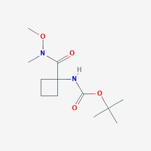 [1-(Methoxy-methyl-carbamoyl)-cyclobutyl]-carbamic acid tert-butyl ester