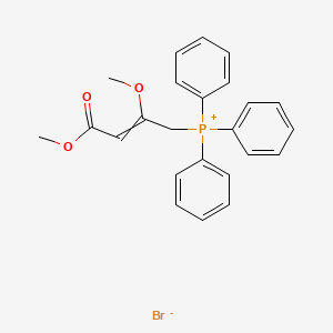 (2,4-Dimethoxy-4-oxobut-2-en-1-yl)(triphenyl)phosphanium bromide