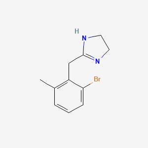 2-(2-Bromo-6-methyl-benzyl)-4,5-dihydro-1H-imidazole