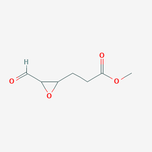 molecular formula C7H10O4 B8468830 Methyl-4,5-epoxy-6-oxohexanoate 