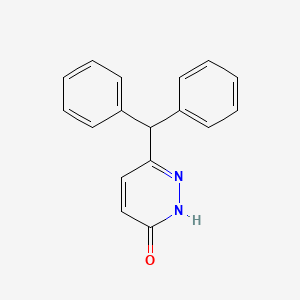 molecular formula C17H14N2O B8468931 6-diphenylmethyl-3(2H)-pyridazinone 