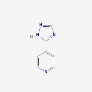 molecular formula C7H6N4 B084690 4-(4H-1,2,4-三唑-3-基)吡啶 CAS No. 14803-99-7