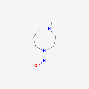 molecular formula C5H11N3O B8469089 1-Nitrosohomopiperazine 
