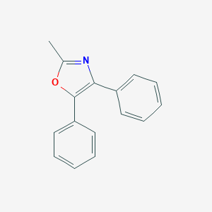 molecular formula C16H13NO B084692 2-甲基-4,5-二苯基恶唑 CAS No. 14224-99-8