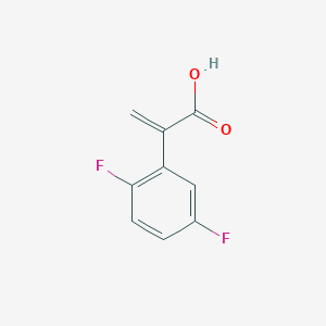 molecular formula C9H6F2O2 B8469230 2,5-Difluorophenylacrylic acid 