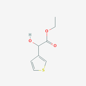 molecular formula C8H10O3S B8469244 Ethyl hydroxy(3-thienyl)acetate 