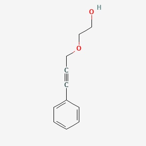 molecular formula C11H12O2 B8469250 2-(3-Phenyl-2-propynoxy)ethanol 