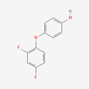 molecular formula C12H8F2O2 B8469312 4-(2,4-Difluorophenoxy)phenol 